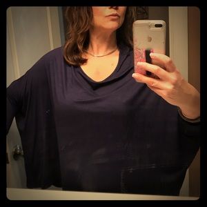 Dark purple wing top- L